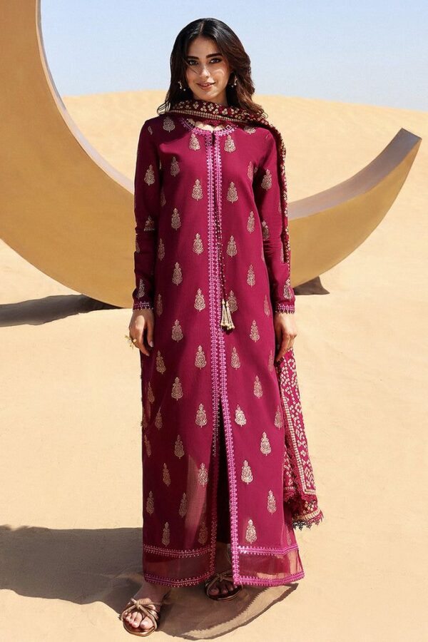ALHAMDULILAH /CROSS STITCH 3pc Summer Casual Collection - Image 3