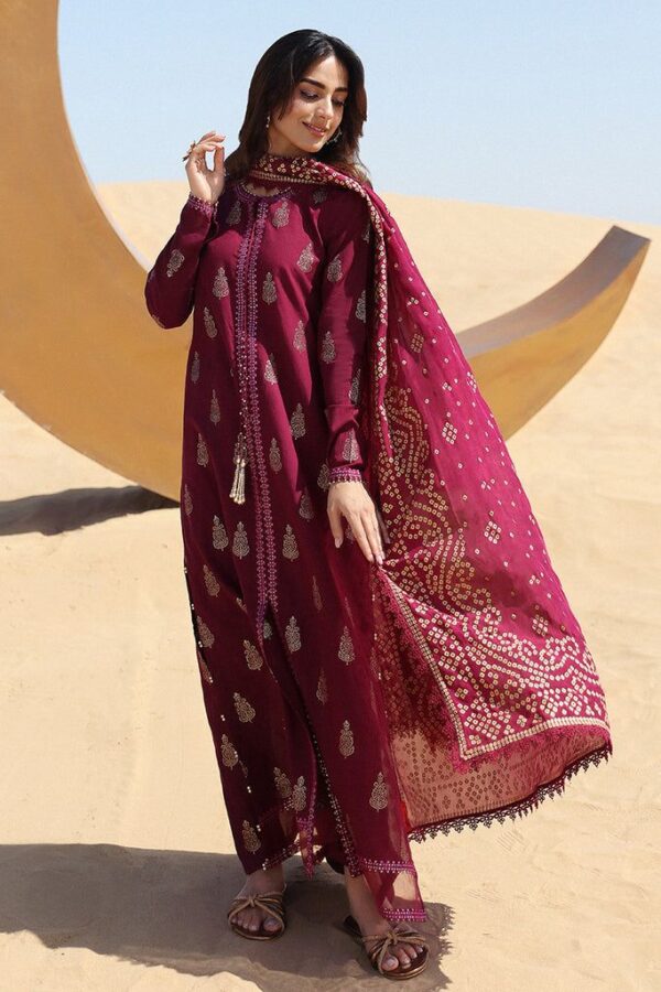 ALHAMDULILAH /CROSS STITCH 3pc Summer Casual Collection - Image 4