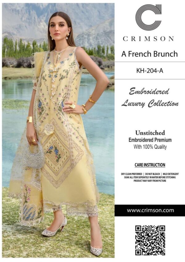 CRIMSON LAWN COLLECTION 2025 (Most hit design)
