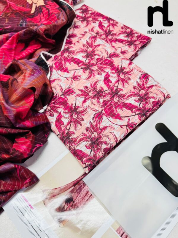 NISHA BY NISHAT 3pc Summer Eid Collection ( 9 Colors Collection) - Image 13