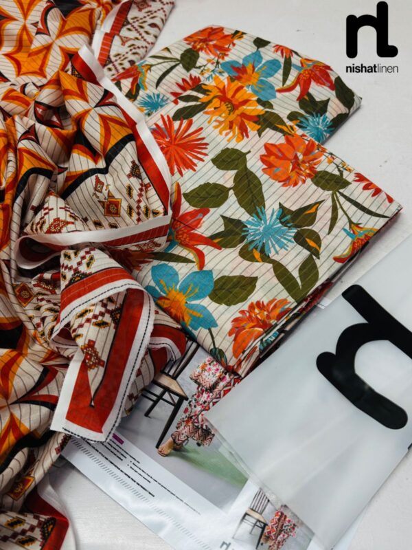 NISHA BY NISHAT 3pc Summer Eid Collection ( 9 Colors Collection) - Image 5