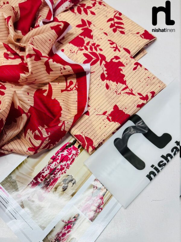 NISHA BY NISHAT 3pc Summer Eid Collection ( 9 Colors Collection) - Image 2