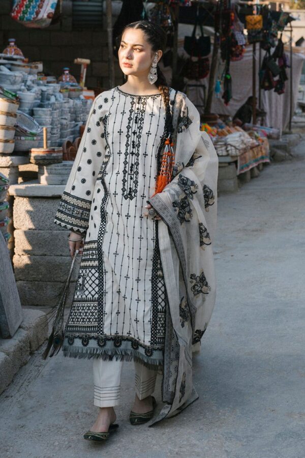 QALAMKAR 3pc Summer Casual Collection - Image 4