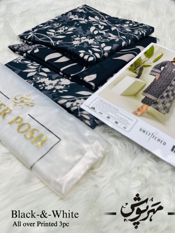 MEHER-E-POSH 3pc Summer Casual Collection ( 10 Designs) - Image 11