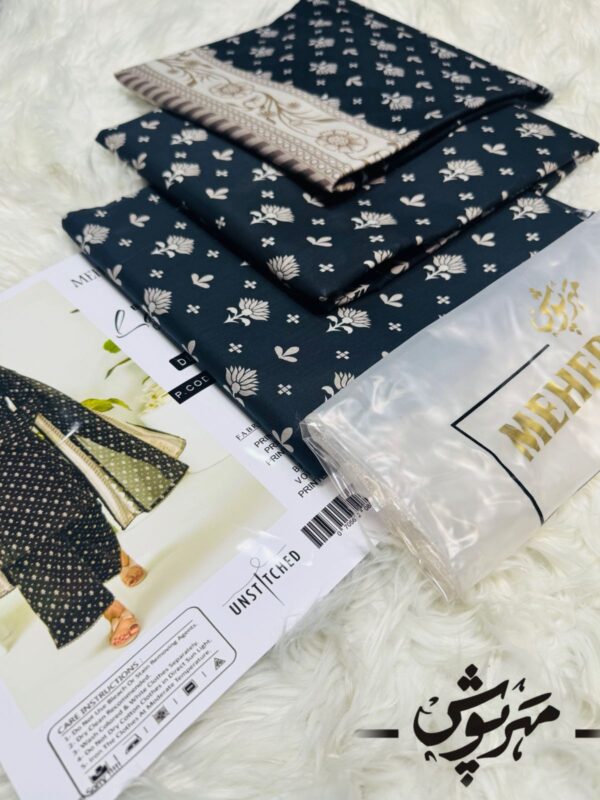 MEHER-E-POSH 3pc Summer Casual Collection ( 10 Designs) - Image 10