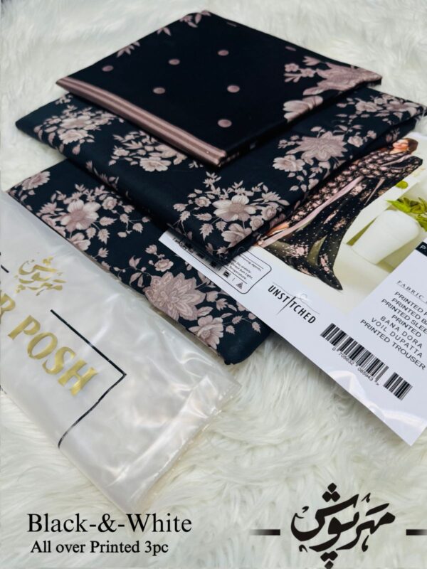 MEHER-E-POSH 3pc Summer Casual Collection ( 10 Designs) - Image 3